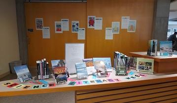 Science Literacy week display in Douglas Library 